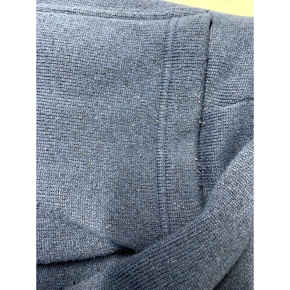 Patagonia Women's Med Navy Blue Double Breasted lined Jacket Cozy Warm Casual - Picture 12 of 15